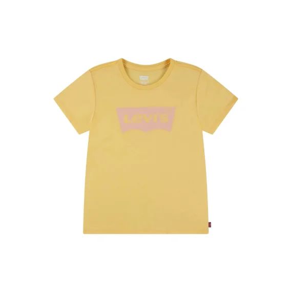 T-shirt Manches Courtes Jaune / Rose