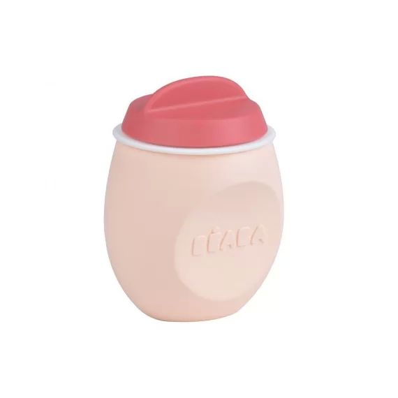 Gourde-Portion Béaba Squeez&rsquo;Portion – Rose