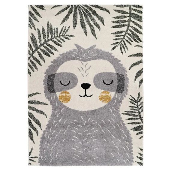 Tapis Chambre Bébé Motif Paresseux Akiko Multicolore