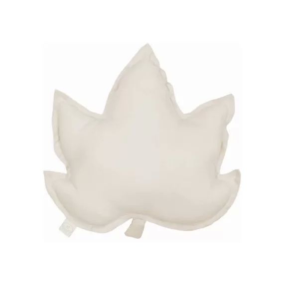 Coussin feuille d&rsquo;érable écru Pure nature (43 cm)