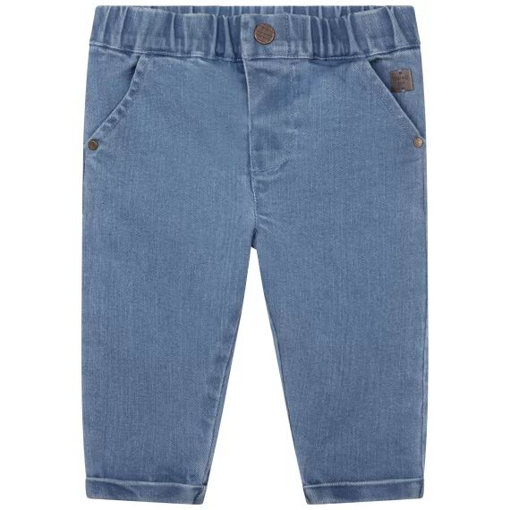 Jean large à taille élastiquée Garçon Bleu