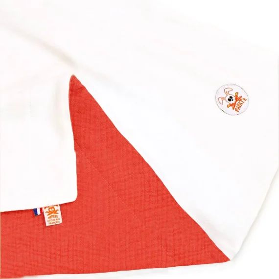 Couverture Polaire En Coton Bio Rouge