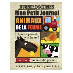 Livre D’éveil – Mon Petit Journal À Froisser – La Ferme Multi-coloured