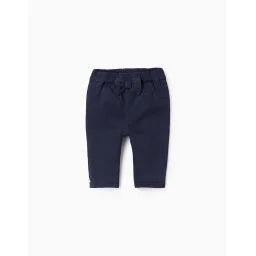 Pantalon En Sergé Avec Nœud Bleu Foncé