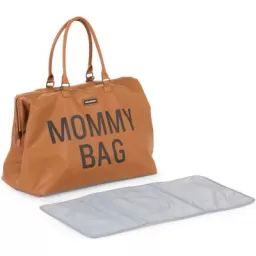 Sac à langer à anses Mommy bag brun