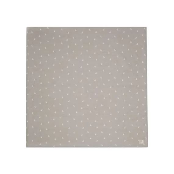 Maxi lange en coton bio lapin Nougat (115 x 115 cm)