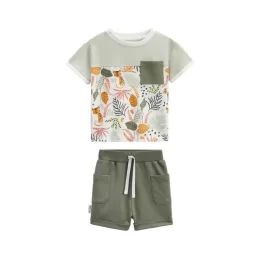 Ensemble Bébé T-shirt Et Short Dumbea Vert