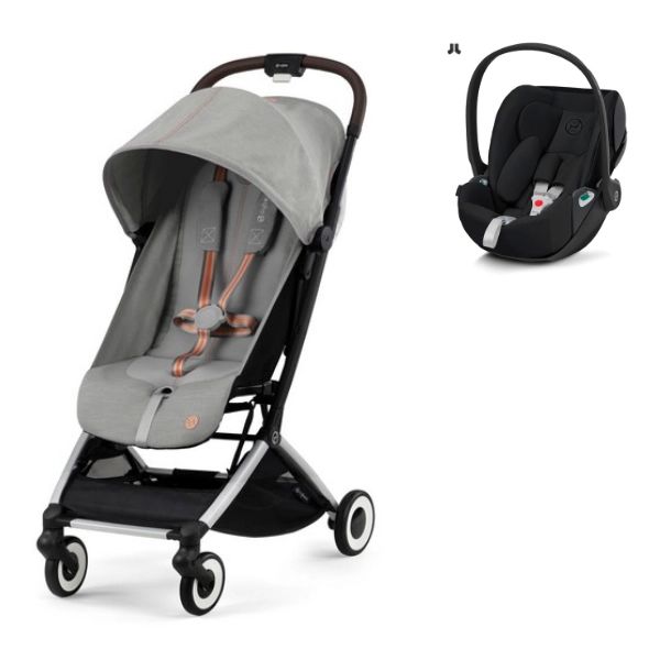 Poussette Cybex Orfeo – Lava Grey + Coque Auto Cloud T i-Fix – Sepia Black (2023)