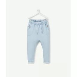 Le bermuda sarouel bleu clair less water –  – Soldes