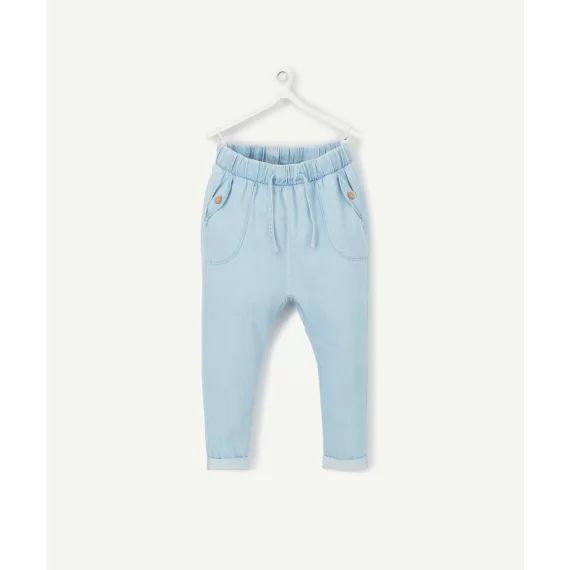 Le bermuda sarouel bleu clair less water –  – Soldes