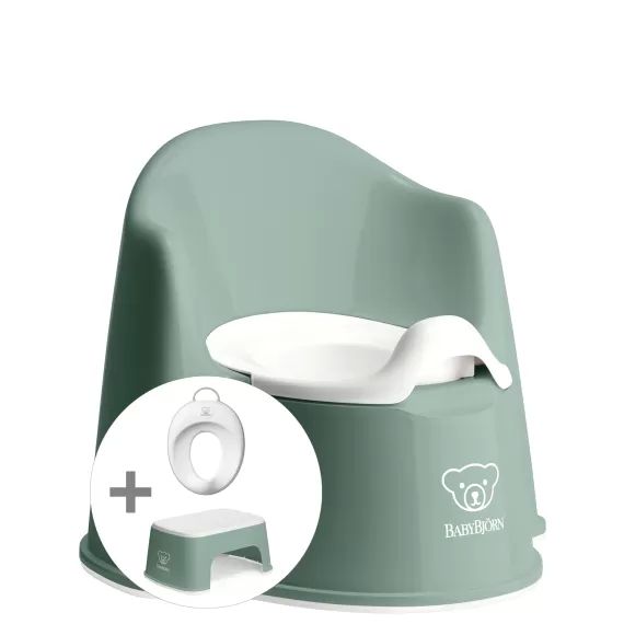 Kit Apprentissage de la propreté – Vert profond/Blanc
