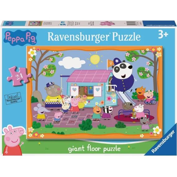 Puzzle Géant Le Club De Peppa Pig 24 Pcs Bleu