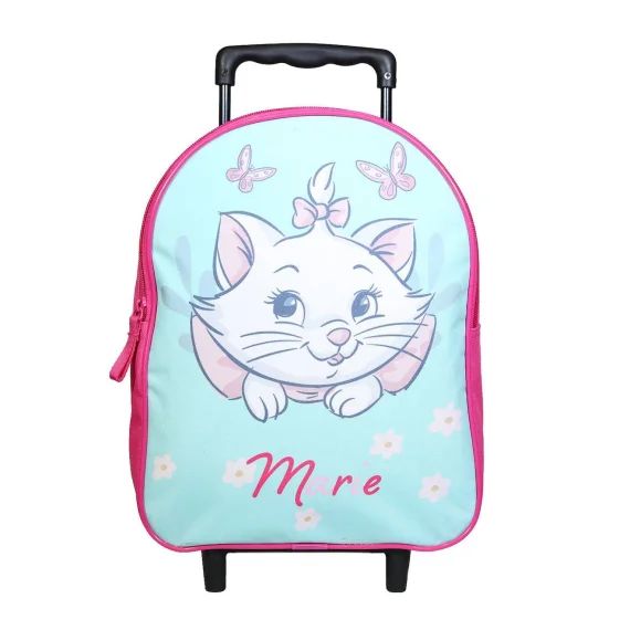 Sac À Dos À Roulettes Maternelle Disney Marie Les Aristochats Vert
