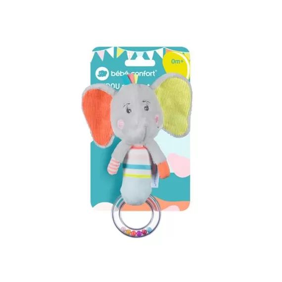 Hochet anneau Élidou l&rsquo;éléphant Roadtripping