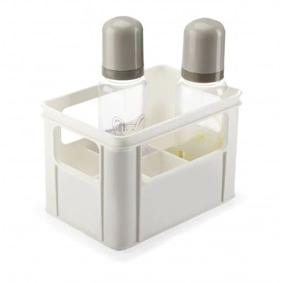 THERMOBABY Bac à biberon x6 – Blanc muguet blanc