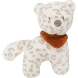 Hochet peluche Jungo léopard des neiges Boris & Jungo (19 cm)