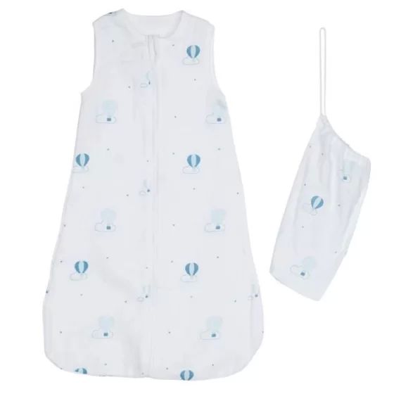 Gigoteuse lange coton BIO 70cm LAZARE blanc