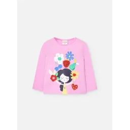 T-shirt Manche Longue Rose