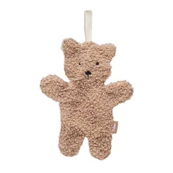 Attache sucette – JOLLEIN – Teddy Bear Biscuit – Mixte – Marron – A partir de 0 mois marron
