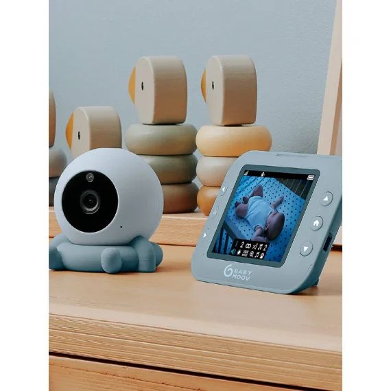 Babyphone video Yoo Roll BABYMOOV blanc