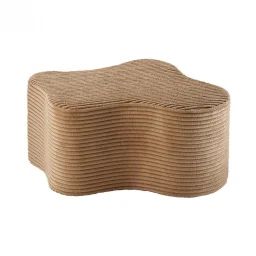 Pouf Enfant Petit Nuage Velours Claudine Toffee