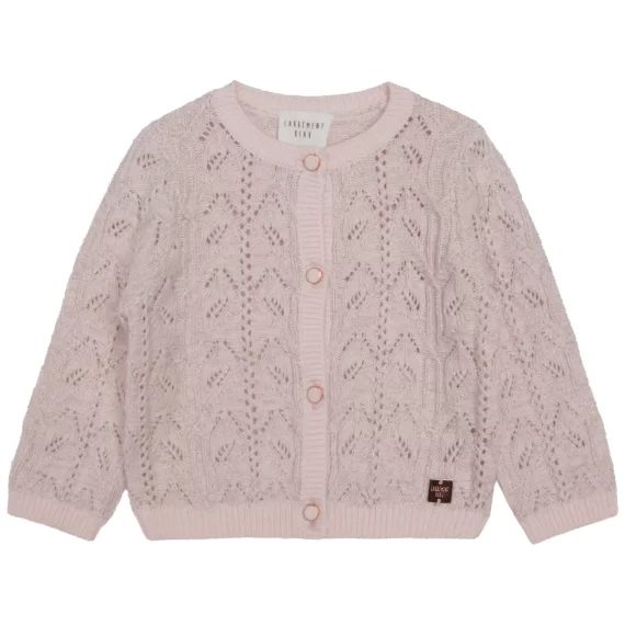 Cardigan en tricot Fille Rose