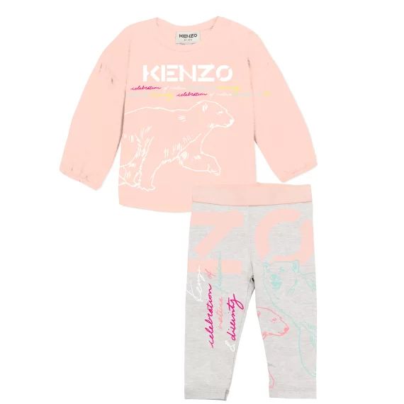 Ensemble T-shirt et legging Fille Rose