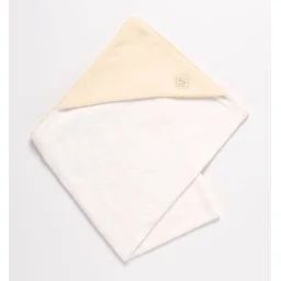 Sortie De Bain En Double Gaze De Coton Et Éponge Blanc