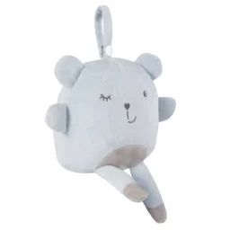 ROBA Jouet d&rsquo;Éveil à Suspendre Lil Cuties – Peluche Benny – Bleu clair bleu