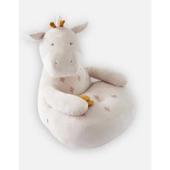 NOUKIE &lsquo;S – Sofa girafe Veloudoux Tiga Stegi & Ops blanc