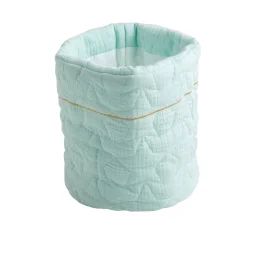 Panière En Coton Bleu