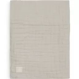 Couverture en coton froissé Nougat (75 x 100 cm)
