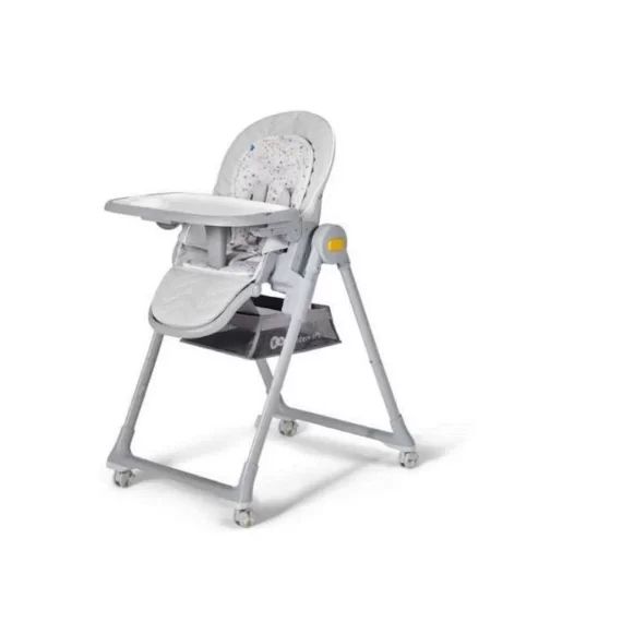 Kinderkraft LASTREE Transat et chaise haute 2 en 1 – Gris gris