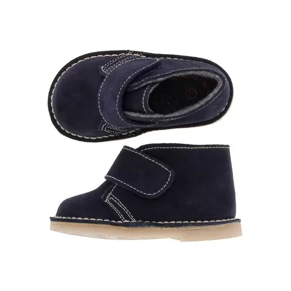 Boots En Cuir Bébé Garçon – Marine