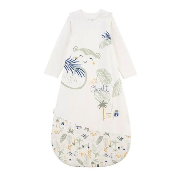 Gigoteuse d&rsquo;été PETIT BEGUIN – Gao – Manches amovibles – Ecru blanc