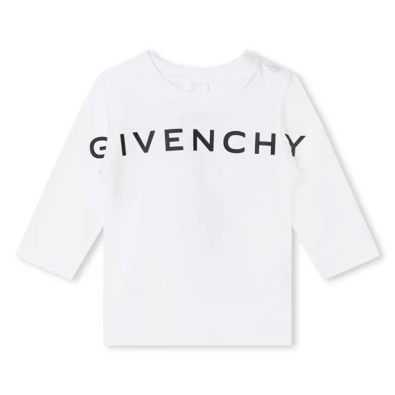 T-shirt à manches longues Garçon Blanc