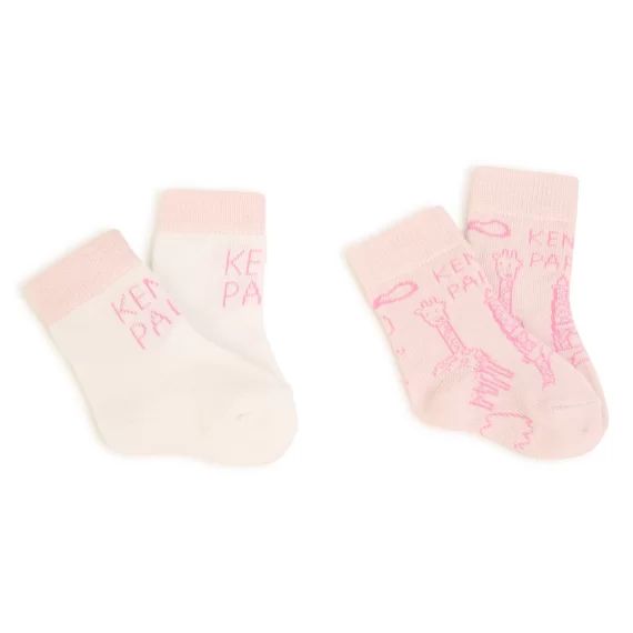 Lot de 2 paires de chaussettes UNISEXE Rose
