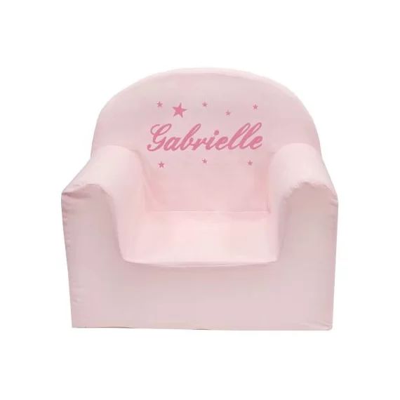 Fauteuil club rose (personnalisable)