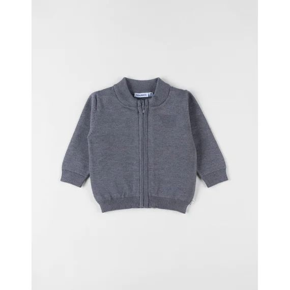 Cardigan En Tricot Gris