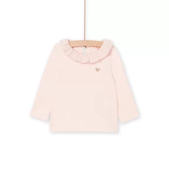 Brassière À Broderie Coeur En Lurex – Rose