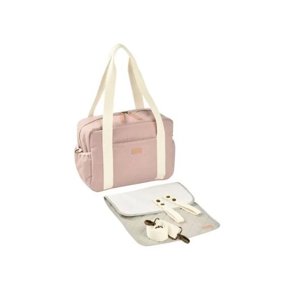 Sac à langer Paris rose poudré