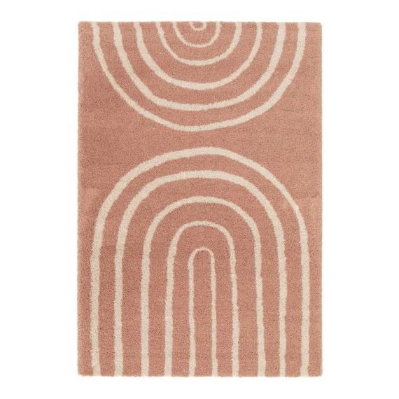 Tapis Enfant Épais Et Confortable Harmoni Rose