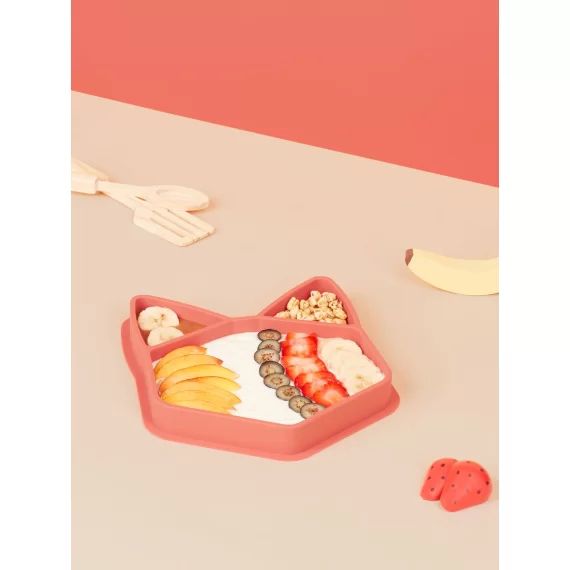 Assiette repas BABYMOOV ISY terracotta (renard)