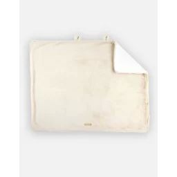 Couverture 75 x 100 cm en fausse fourrure blanc