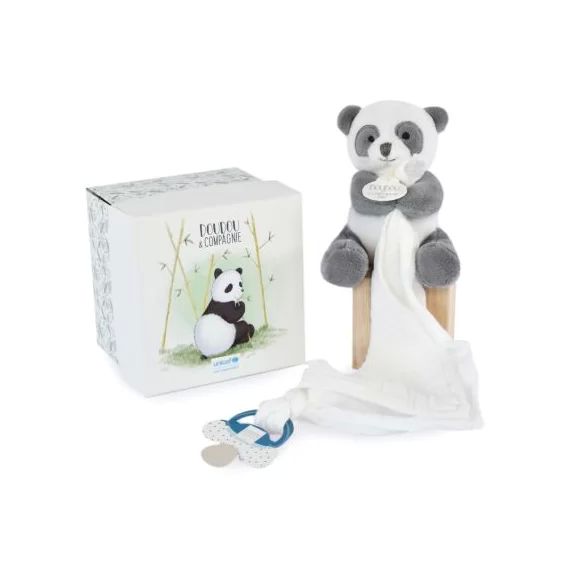Doudou attache sucette Panda