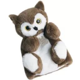 Doudou marionnette Chouette