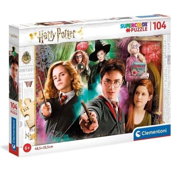 Puzzle – Clementoni – Harry Potter – 104 Pièces – Cinéma Et Publicité Blanc