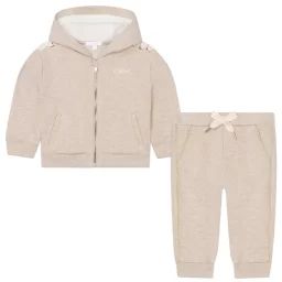Ensemble en molleton Fille Beige