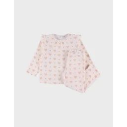 Pyjama 2 Pièces En Velours Rose