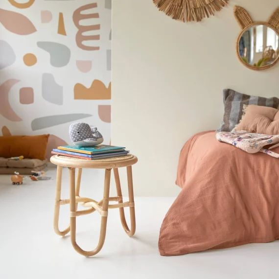 Chevet Enfant En Tiges De Rotin Lina Naturel